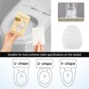 MisenFar 90pcs Disposable Toilet Seat Covers, Flushable, Minimalist, For Travel,