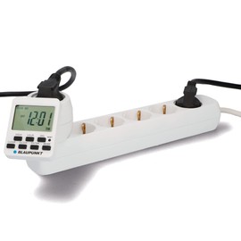 BLAUPUNKT XXL Digital Weekly Timer with Rotating LCD Display White