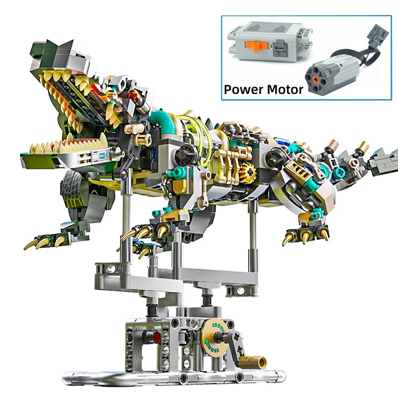 688-Piece Mechanical Animal Building Blocks for DIY Model Building –