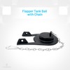 PLB40013 EvertechPRO Toilet Flapper Replacement Kit - 2 Inch Flapper