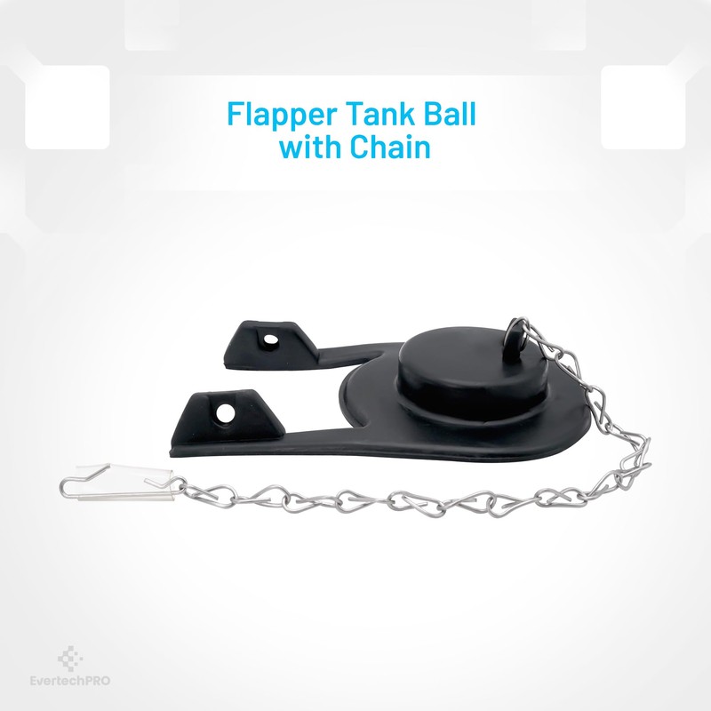 PLB40013 EvertechPRO Toilet Flapper Replacement Kit - 2 Inch Flapper