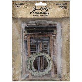 Tim Holtz - Advantus Idea-Ology Baseboard Frames 10/Pkg-Window Art Craft, Multi