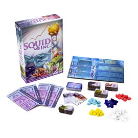 Squid Inc – Board Game by WizKids 2-4 Players – Board Games for Family – 60-90 Minutes of Gameplay – Teens and Adults Ages 14+ - English Version
