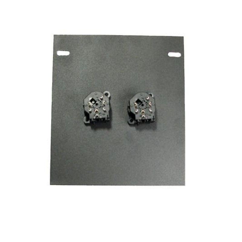 Recessed Floor Pocket Stage Box Loaded w/ 2 NCJ6FI-S Neutrik