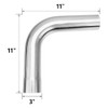 A-KARCK Exhaust 90 Degree Tube 3" OD 2 Pack, Stainless