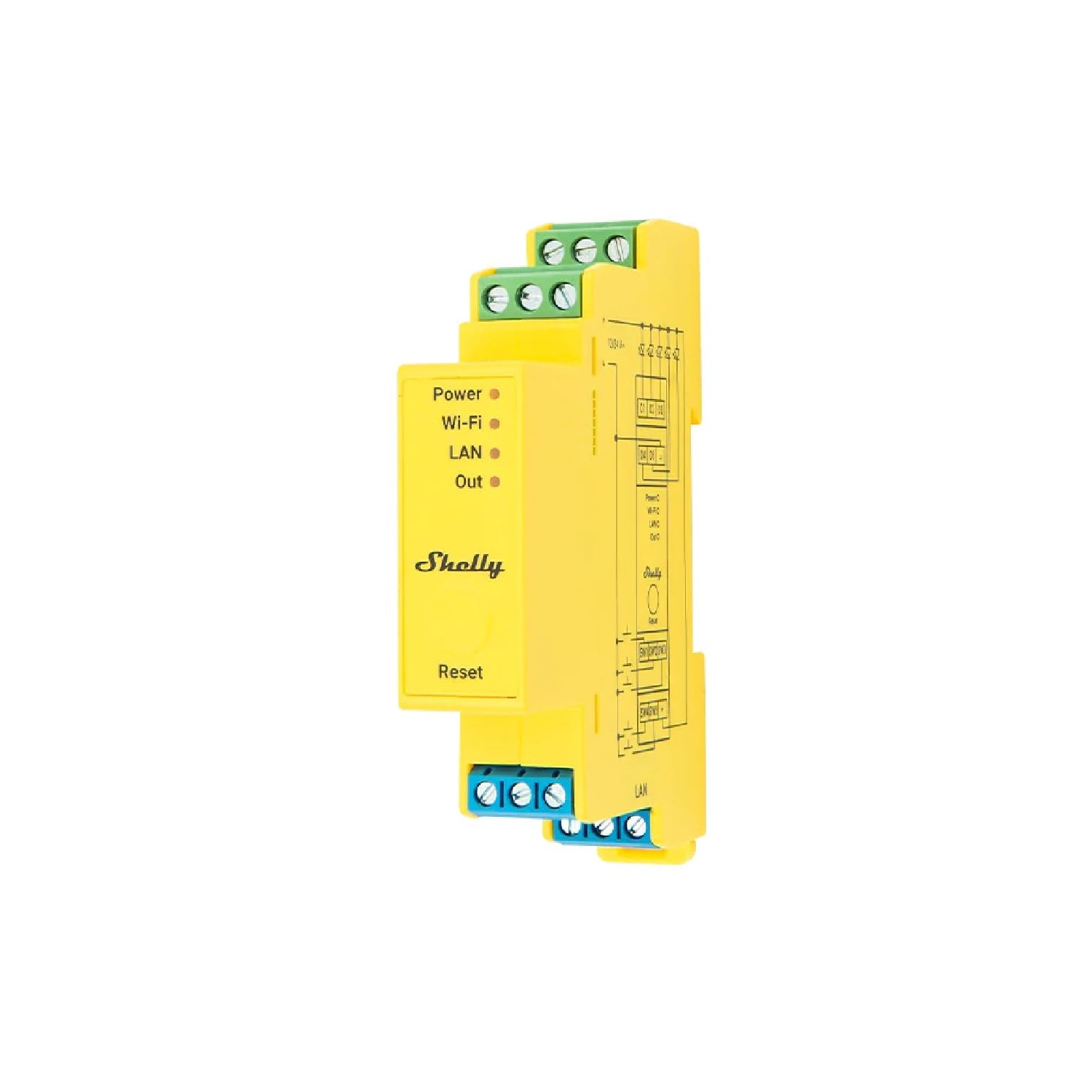 Shelly Pro RGBWW PM, LAN, WLAN & Bluetooth, Smart Light Controller ...
