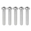 PATIKIL 3/8-16x2-1/2" Button Head Socket Cap Screws, 5 Pcs 304
