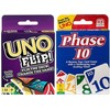 Unos Phase 10 And Uno Flip Two Pack