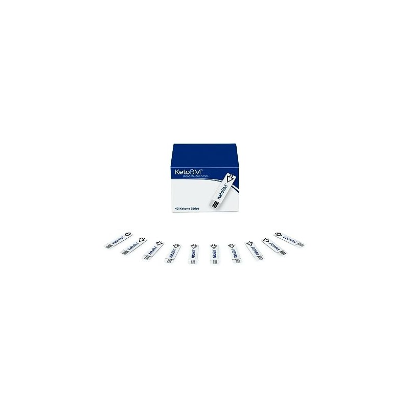 KetoBM Ketone Strips for Home Health Test - 40 Pack