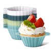 Silicone Cupcake Baking Cups 24 Pack Upgraded Reusable Muffin Liners