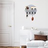 Key Holder for Wall Key Hooks Wall Mounted with Dried