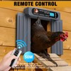GROPOW Automatic Chicken Coop Door, Extra Large Size, Anti-Pinch Design,Programmable