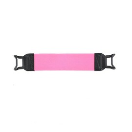 Muloo Elastic Band Tablets Holder Strap One Hand Operation Anti-Slip Finger Grip Tablets Strap with Metal Bracket Holder Mount Hand Strap Holder Hot Pink, Approx.19x3cm/7.48x1.18in