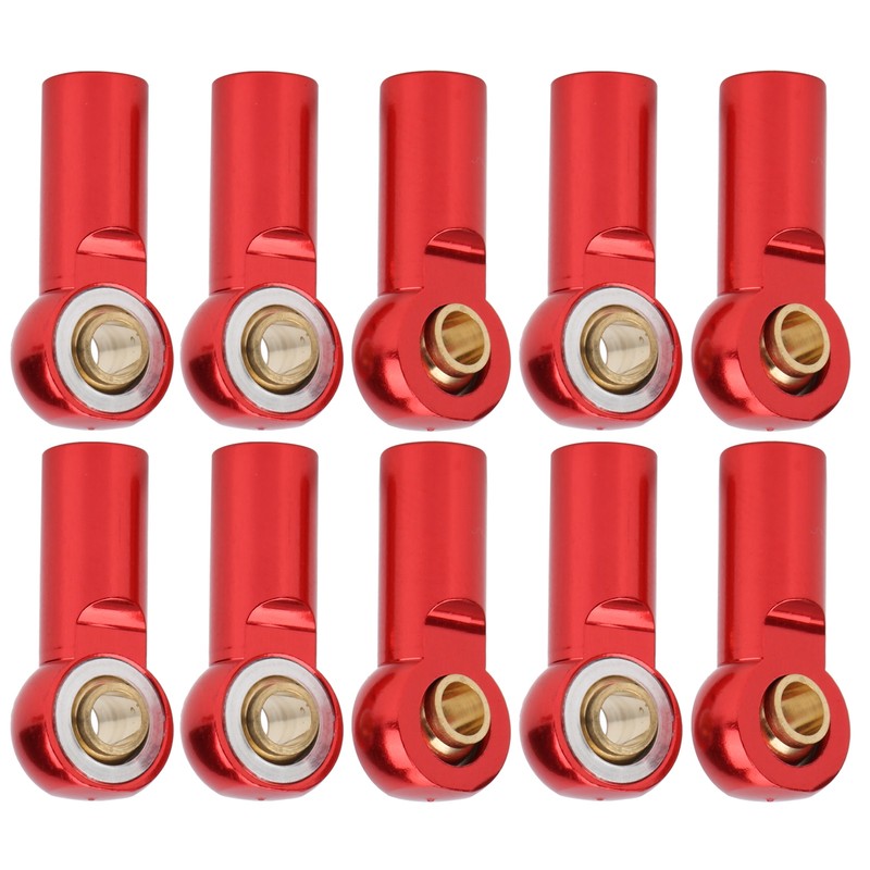 10Pcs RC Car Pull Connecting Rod Metal Ball Joint Accessory