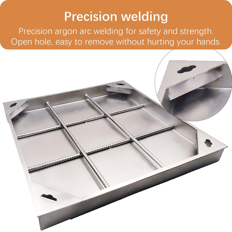 DuuMuut Stainless Steel Manhole Cover and Frame 20x20, B Class