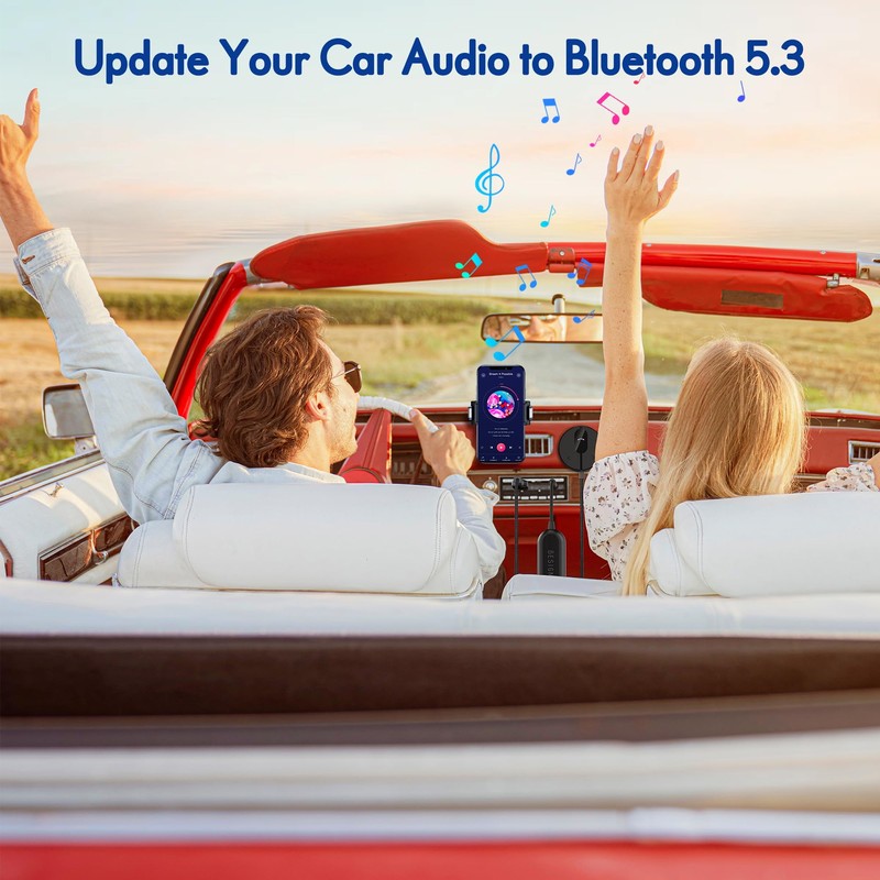 BESIGN BK01 Bluetooth Car Reciever with Ground Loop Noise Filter