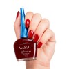 MASGLO Salon Quality Red Nail Polish 2 Fl Oz Long