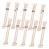 FOMIYES 10pcs Adjustable Elastic Face Bands Invisible Facelift Straps for