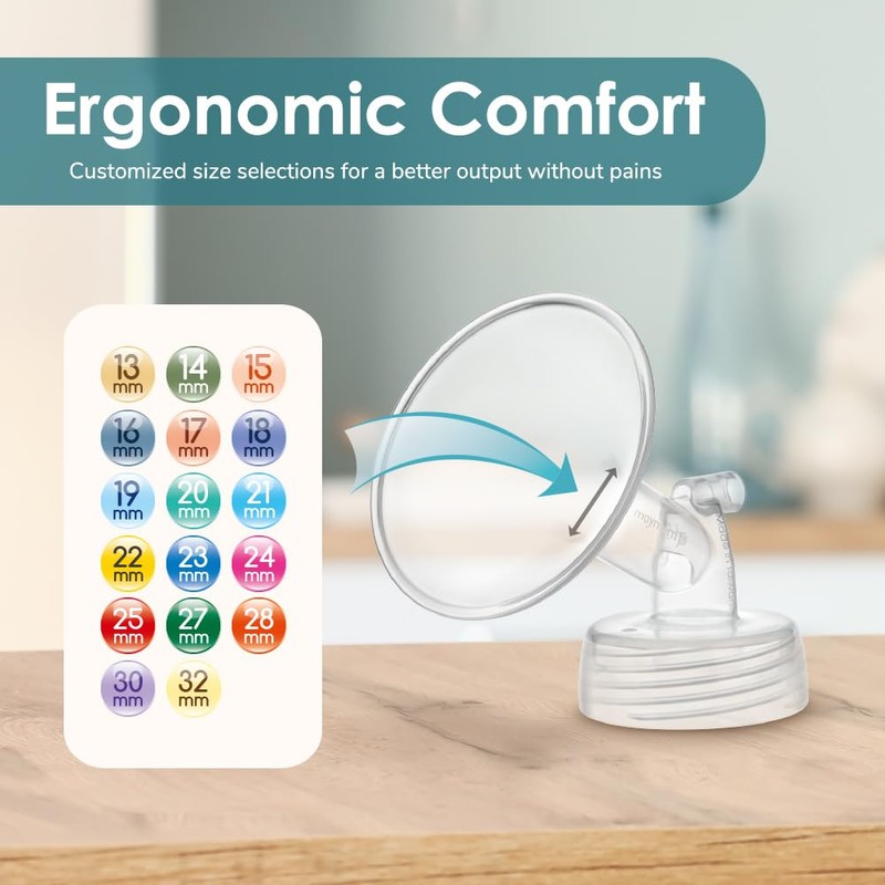 Maymom 14mm Wide Neck Pump Part Compatible with Spectra S1/S2