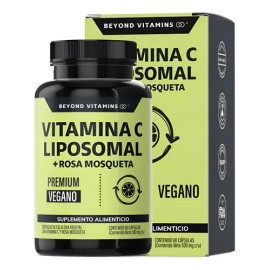 Vitamina C Liposomal 300mg Con Rosa Mosqueta - 60 Cápsulas Sin Sabor
