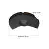 HARFINGTON Bench Grinder Wheel Outer Guard Cover 9.84" Carbon Steel