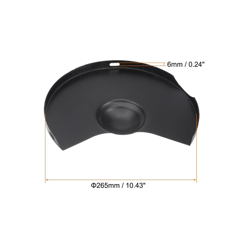 HARFINGTON Bench Grinder Wheel Outer Guard Cover 9.84" Carbon Steel