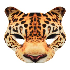 W WIDMANN MILANO Party Fashion - Animal Mask Chinless Fabric Accessory for Carnival Theme Party