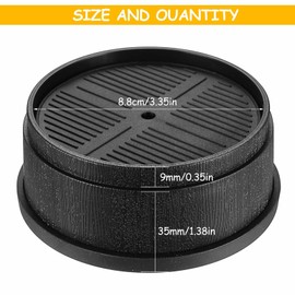 Set of 4 Furniture Risers, Table Raiser Feet, Adjustable Bed Riser, Height Adjustable Furniture Raiser, Bed Raiser, Non-Slip Table Raiser for Sofa, Chair Raiser, Legs, Furniture Risers, up to 1000 kg