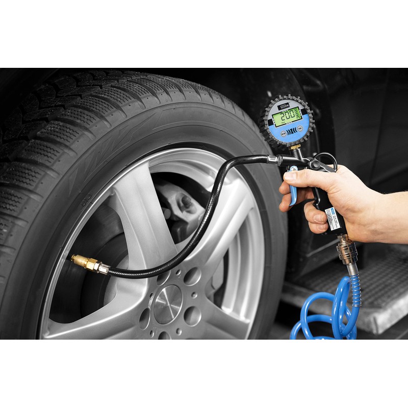 Güde 2823 Digital Tyre Inflator 11 E (4-Digit Digital Display,