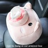 Spldsun Car Tissue Box, Plush Tissue Box, Creative Tissue Box,