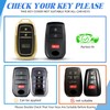MILD EAST Key Fob Cover for Toyota with keychain, Soft
