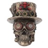 Veronese Design 4.5 Inch Steampunk Cross Bones Top Hat Motor