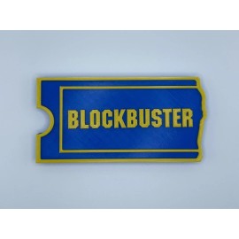 Blockbuster Video Decoration 3d Printed Sign Extra Large XL 9”x4.5”x.6”