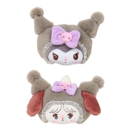 Sanrio Mikko Illustrations Hair Clip Set Kuromi Right-facing and Left-facing Set Ages 3 and up 220051