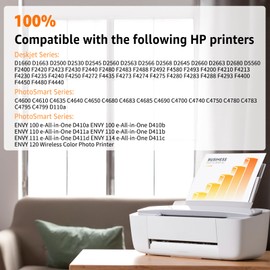 NineLeaf 5 Pack Remanufactured Ink Cartridge Replacement for HP 60XL 60 XL 60BXL 60CXL D8J61BN CC641WN CC644WN High Yield use in Photosmart C4680 D110 Deskjet D2680 F2430 F4210 (3 Black 2 Tri-Color)