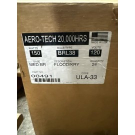 Watts AERO-TECH ULA-33 20,000 Hr. Life 150 Watts 120V BRL38 150BR38/FL  Part No. 00491