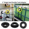8 Pack 1" Vsttar Flexible Tank Adapter (Bulkhead), Flexible Pipe-to-Tank