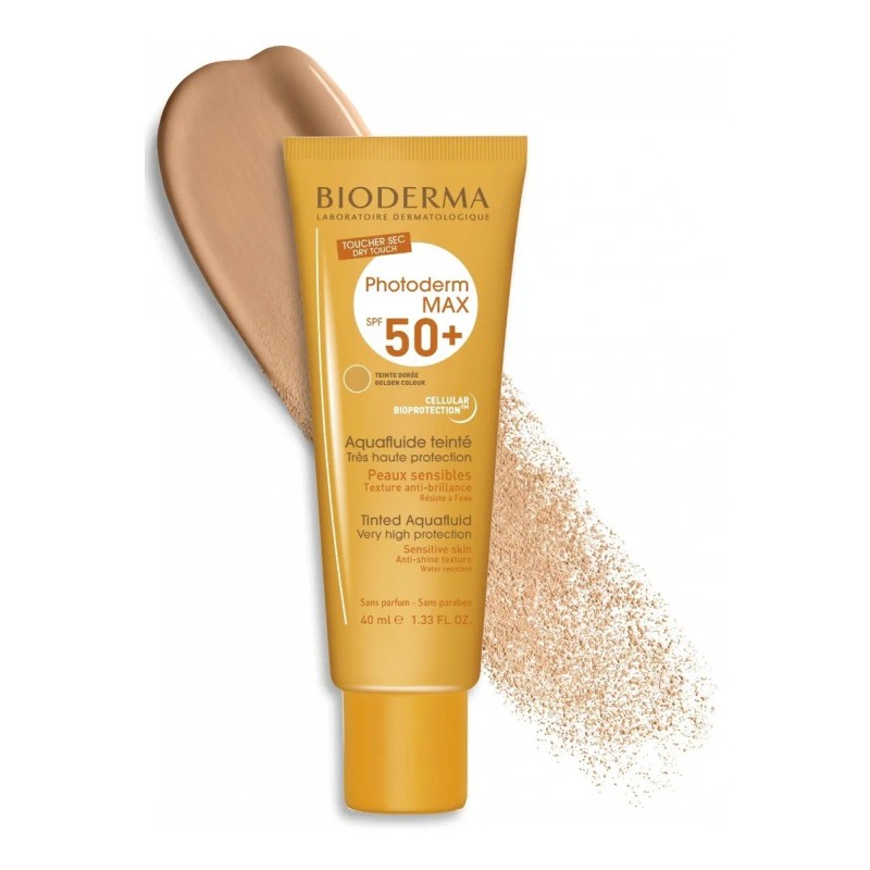 Bioderma Photoderm Max Spf 50+ Aquafluido Dorado 40ml