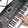 Hamzer 61 Key Keyboard Piano with Lighted Keys, Built-In Speakers,