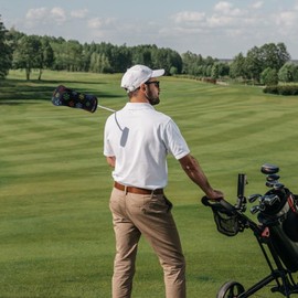 Golf Club Cover,Outdoor Sports Golf Head Protector - Snowflake Embroidery Golf Club Protection Tool for Golf Novices, Enthusiasts, Professions