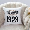 MUGFFINS 1923 Birthday Pillow Cushion Padding included - in English