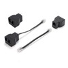 Seefeful 10 Pack Phone Line Splitter,Telephone Splitter,with RJ11 6P4C Plugs,Suitable