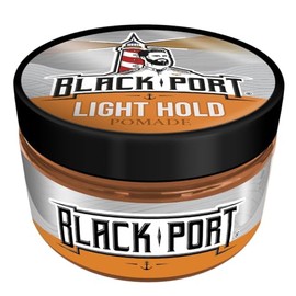 BlackPort - Pomada para Peinado de Cabello y Barba con Fijación Ligera Base Agua 113g (4oz) Light Hold