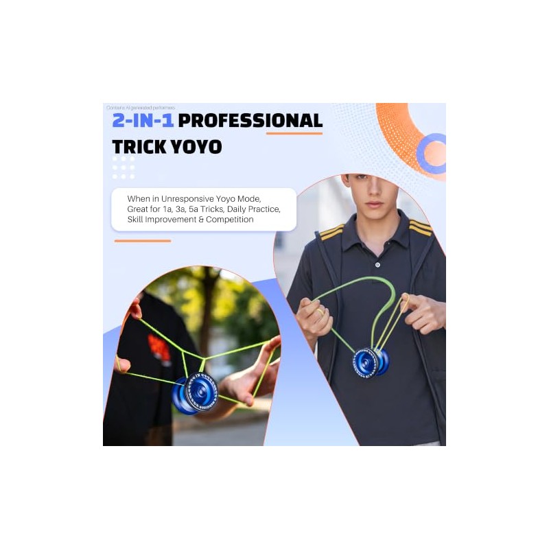 MAGICYOYO Responsive YoYo K1-Plus for Kids Beginners with Yoyo Sack
