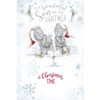 Son and Partner Me To You Bear Teddy Christmas Card