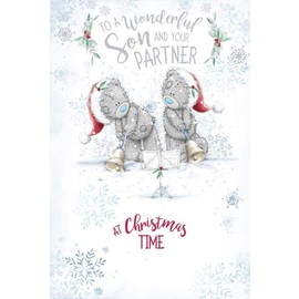 Son and Partner Me To You Bear Teddy Christmas Card