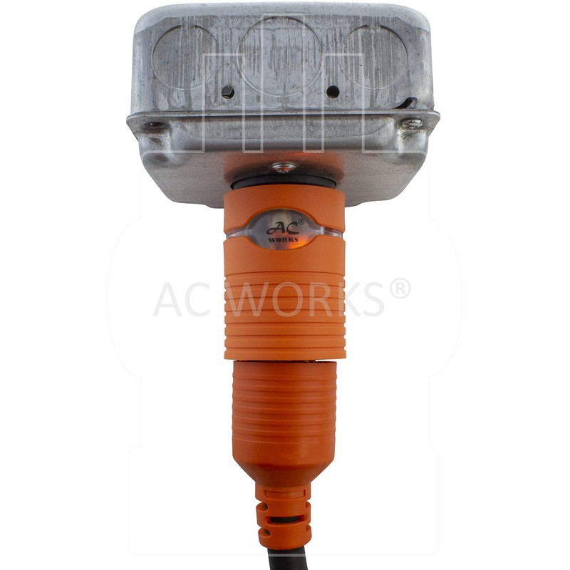 AC WORKS [ADL630L620] Plug Adapter L6-30P 30Amp 250Volt Male Plug