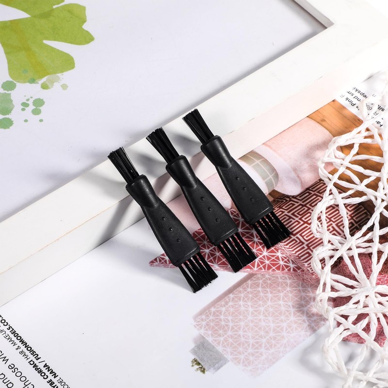 20 Pieces Shaver Brush Razor Cleaning Brush Electric Double Sided