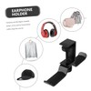 iplusmile Rotatable Aluminum Alloy Headphone Stand Hanger with Double Hook