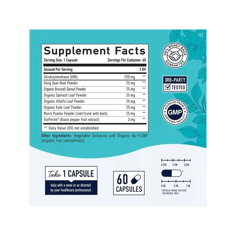 Smnutrition Women´s Dim Complex 250mg 60cap Sabor Sin Sabor